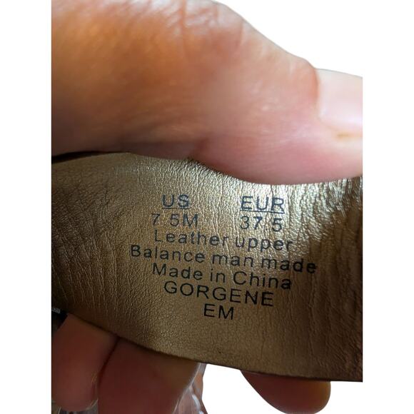 Sam Edelman Sandals Women's 7.5 Leather Slide Gorgene Summer Beach Boho Comfort - Picture 7 of 7